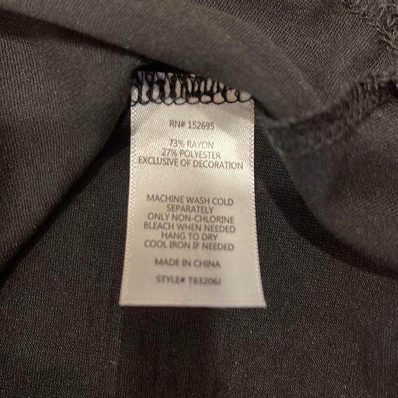 Womens size large peekaboo black top. Stitchfix - Picture 2 of 2